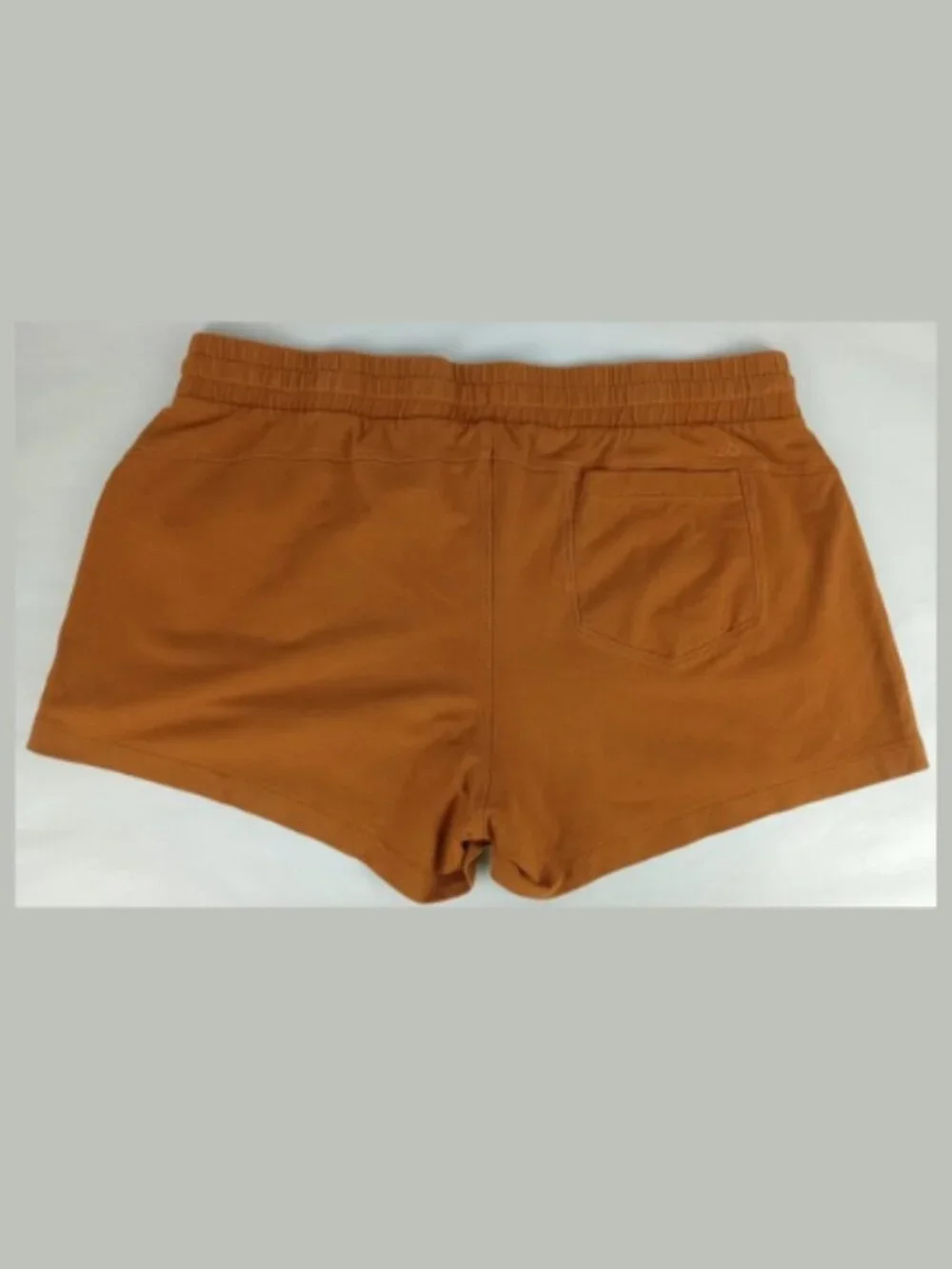 Alpine Design Womens XXL Brown 3‎ Pockets Elastic Waist Comfy Sweat Shorts